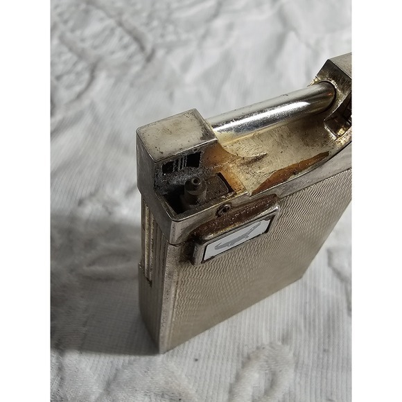 Vintage FORMULA silver plated Lighter Lacoste Emblem Refillable Butane - Picture 10 of 10